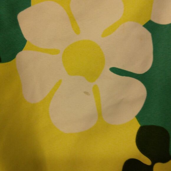 Hollister swim shorts mens M Medium Hawaiian cargo floral green yellow hybrid - Picture 6 of 10